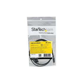 Power StarTech.com 3 ft. (0.9 m) USB to Type H Barrel 5V DC Cable USB to 3.4mm C