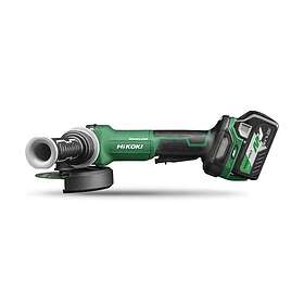 HiKOKI G3613DVF Vinkelslip med 2,5 Ah batteri och laddare