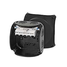 Hensel KF 0404 B Kopplingsdosa svart, IP66, glasfiber, 4 mm² 104x104 mm