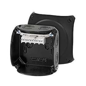 Hensel KF 0604 B Kopplingsdosa svart, IP66, glasfiber, 4 mm² 130x130 mm