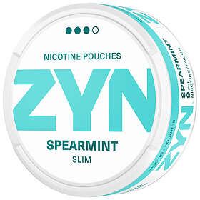 ZYN ZYN Spearmint Slim All White Strong - 10-p