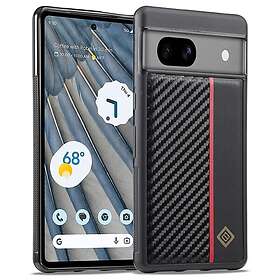 Skalo Google Pixel 8 LC.IMEEKE Carbon Fiber PU-Läder Skal