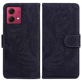 Skalo Motorola Moto G84 5G Embossed Tiger Plånbok