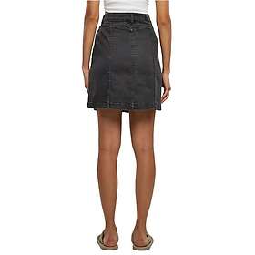 Urban Classics Organic Stretch Button Denim Skirt