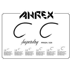Ahrex Hooks FW525 Super Dry Barbless #12