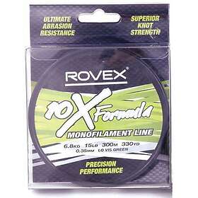 Rovex 10X Formula lina 300m (Tjocklek: 0.35mm/6.8kg Green)
