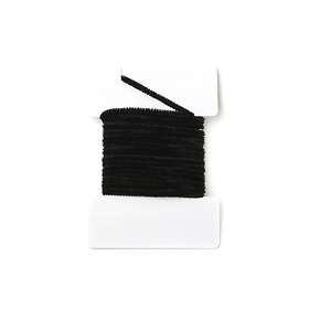 Textreme Round Chenille 2mm Black Chenille av hög kvalitét