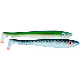 Svartzonker McRubber The Pelagic 29 cm UV Black Back & UV Rügen Herring Flash