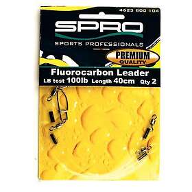 Spro Fluorocarbon Leader 60 cm 100 lb 2-pack