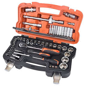 Boxer Pipenøkkelsats 1/4"-1/2"-55 delar