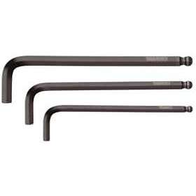 Teng Tools Sexkantnyckel with klotformat huvud. Tumstorlekar. 3901025BL-390112BL