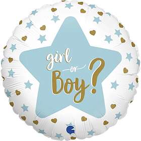 Ballongkungen Gender Reveal, Babyshower Ballong