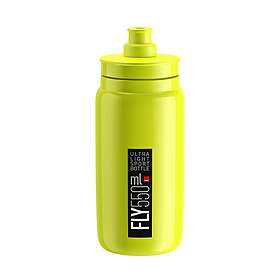 Elite Cykelflaska FLY Gul 550ml, Gul, 550