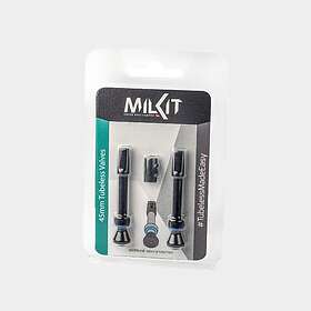 Valve milKit Tubelessventil Pack, 45 mm, aluminium, 2-pack