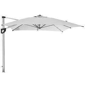 Cane-Line Hyde Luxe frihängande parasoll Dusty White 300x400 cm