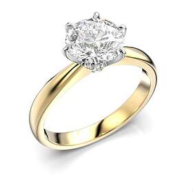 Classic Festive 23 diamantring enstens guldvitguld 1,50 ct 686-150-KV