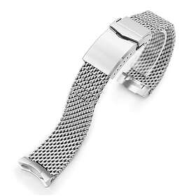 Seiko MiLTAT Curved End Massy Mesh-armband för 5 MC221820B006B-S5