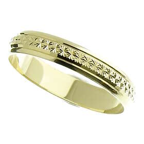 Diamant-cut ring 14k guld 4mm KKTL/18