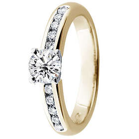 Verona Festive Solitaire 14-444-065-KV-HSI1 diamantring med sidostenar