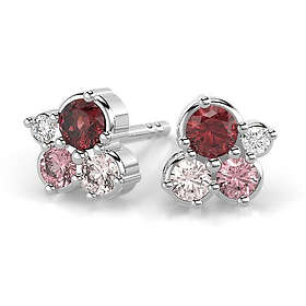 Diamant Festive Nelly Pink carmose örhängen 629-024P-VK