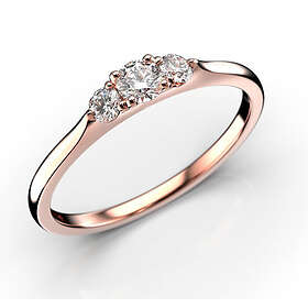 Megan Festive trestens diamantring 570-022-PK