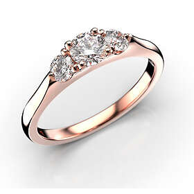Megan Festive trestens diamantring 572-050-PK