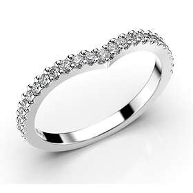 Donna Festive halvallians diamantring 565-023-VK