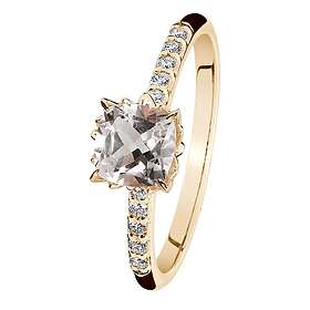 Kohinoor Rosa ring i guld med morganit och diamanter 933-260-10-cush-170