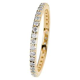 Kohinoor Rosa alliansring i guld med diamanter 933-260-37B4-170