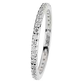 Kohinoor Rosa alliansring i vitguld med diamanter 933-260V-37B4-175