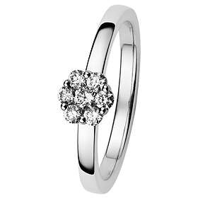 Kohinoor 934-232V-40B4 diamantring vitguld Dahlia 16½