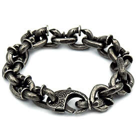 Rocks Steel ankararmband nageldesign 24cm ANK.S.17-24