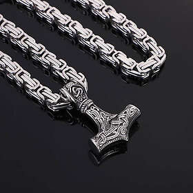 Varia Design Wolf Giant Tor halsband silver
