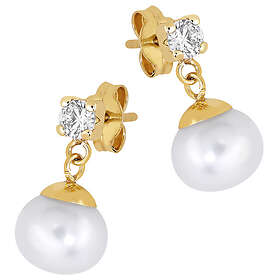 Lykka Pearls guld örhängen