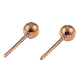 Lykka Strong roseguldfärgad stiftörhängen