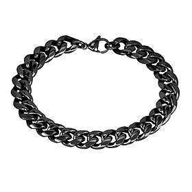 Lykka Strong pansararmband 8 mm svart 23-8BLACK