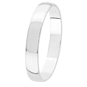 Lykka Exclusive Förlovningsring slät vitguld-175