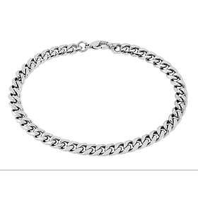 Lykka Strong pansararmband 6 mm silverfärgad 19-6