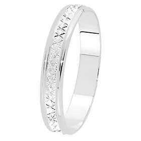 Lykka Exclusive diamantslipad förlovningsring i vitguld 4 mm-210