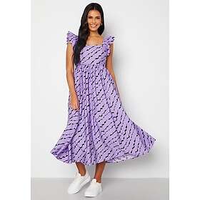 Selected FEMME Lara Scallop Sleeve Midi Dress