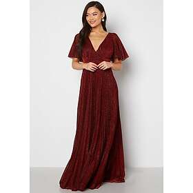 Goddiva Flutter Glitter Dress