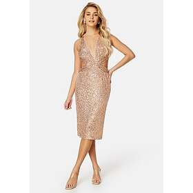 Elle Zeitoune Jaycee Cut Out Sequin Dress