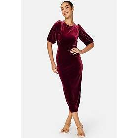 Happy Holly Irse Velvet Midi Dress