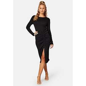 Vila Ribena L/S Slit Midi Dress