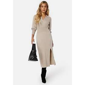 Vila Marla L/S Collar Long Knit Dress
