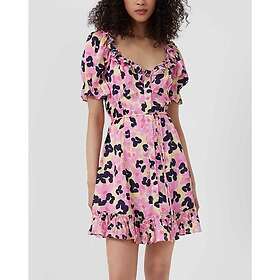 French Connection Cassia Pink Floral Short Tea Dress