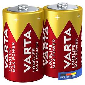 Varta Longlife Max Power D-batterier 2-pack