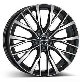 MAK Wheels Kent Black Polished 9x22 5/108 ET43 B63.4
