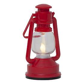 Star Trading Plastlykta med Handtag Röd