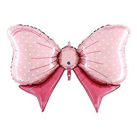 Shape Folieballong Rosa Rosett